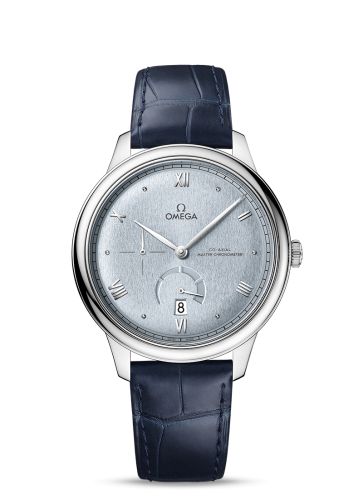 Omega De Ville Power Reserve Master Chronometer Stainless Steel / Ice Blue
